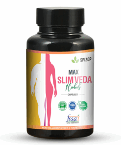 Max SlimVeda Herbal Capsules I Ancient Indian Herbs & Spices I 70 Capsules