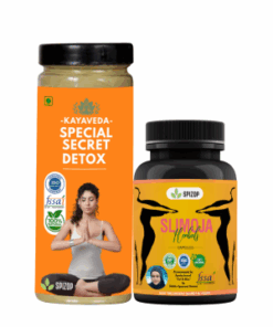 Kayaveda Special Secret Detox Powder & Slimoja Capsules Combo